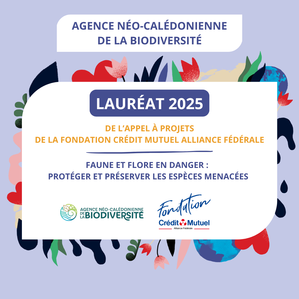 Communication lauréat Fondation Crédit Mutuel Alliance Fédérale